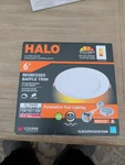 Halo 6" Ultra-slim Led Canless Downlight, Regressed Baffle Trim, 1015 LUM(MS359). Fixed Price $20.00.