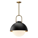 Alora PD507216MBOP Harper 16" In Matte Black/opal Glass Light Pendant. Fixed Price $342.40.