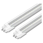 Marxlait T8 Led Light Bulbs 4FT 18W Clear Cover Shop Garage - 2 Pack. Fixed Price $79.00.