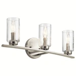 Kichler "marita" 3-LIGHT "contemporary Style" Vanity Bar Brushed Nickel. Fixed Price $89.99.