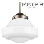 Feiss Alcott 12" Integrated Glass Pendant, Satin Nickel, P1379SN-LED. Fixed Price $104.98.