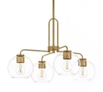 Hampton Bay 1051HBVBDI Nelwyn 25 In. 4-LIGHT Vintage Brass Chandelier. Fixed Price $99.99.