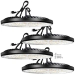 4PACK Ufo Led High Bay Light 200W Shop Fixture Factory Warehouse Gym Lamp. Fixed Price $175.00.