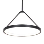 Home Decorators Townly 1-LIGHT Satin Black Led Pendant W/metal Ring Shade. Fixed Price $41.99.