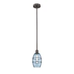 Innovations Vaz 1LT 6" Stem Mini Pendant, Bz/bl 616-1S-OB-G557-6BL. Fixed Price $286.00.