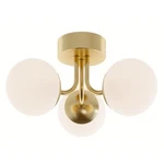 Afx Lighting Metropolitan 15" Led Semi-flush Mount, Brass/white METC15L30D1SB. Fixed Price $164.00.