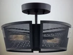Generation Lighting Axel 13 In. 2 Black Semi-flush Mount Fixture. Fixed Price $29.97.