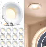 Sunco 12 Pack 6" Led Recessed Lights, Dimmable, 1000 Lm, Selectable Cct. Fixed Price $98.99.