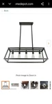 Katalyst 60-WATT 5-LIGHT Matte Black Modern Adjustable Chandelier. Fixed Price $145.00.