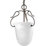Progress Lighting P3788-33 1-LIGHT Foyer Etched Alabaster Glass Chandlier. Fixed Price $57.75.