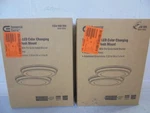7 In. White Selectable Led Round Flush Mount Low Profile Ceiling LIGHT-4PK. Fixed Price $44.96.
