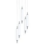 Dainolite TYA-1250LEDP Typha 12"W Multi Light Pendant White. Fixed Price $498.00.