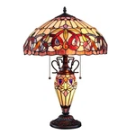 Chloe Lighting Serenity Tiffany-style Dark Bronze 3 Double Lit Table.... Fixed Price $196.65.