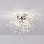 Led Chandelier Fireworks Flush Mount Light Modern Crystal Ceiling Fixture. Fixed Price $51.04.