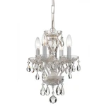 Crystorama Traditional Italian Crystal Lt White Mini Chandelier 5534-WW-CL-I. Fixed Price $194.99.