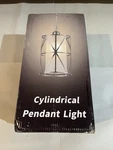 Zlierop Modern Pendant Light With Frosted Glass, Brushed Nickel. Fixed Price $39.99.