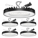 4 Pack Ufo Led High Bay 200W, 6000K Daylight 30000LM AC100277V Shop.... Fixed Price $139.99.