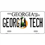 Georgia Tech Metal Novelty Mini Plate Size Tag Sign Car Truck Wall Home. Fixed Price $19.98.
