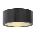 Hinkley Light Luna Outdoor Flush Mount, Satin Black - 1665SK. Fixed Price $299.00.