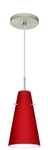 Used Besa Lighting 1JT-4124RM-SN Cierro-one Cord Pendant With Flat. Fixed Price $310.50.