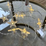 Ikea Strala Led String Translucent Star - 16 Lights 22 Cord White. Fixed Price $15.00.