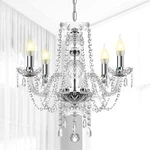 4 Lights Modern Classic Crystal Chandelier Ceiling Pendant Lamp Lighting Fixture. Fixed Price $50.89.