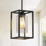 YANSUN7 In. 1-LIGHT Dark Matte Black Kitchen Island Pendant Lighting Fixture. Fixed Price $39.99.