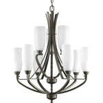Progress Lighting P4439 Bronze Wisten 9-LIGHT 27"W Chandelier. Fixed Price $219.96.