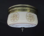 Quoizel Flush Mounted 10" Diameter Drum Ceiling Light Fixture Brown FX358. Fixed Price $74.99.
