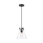 Innovations Newton Cone Lt 8" Cord Pendant, Black/clear 410-1PS-BK-G411-8CL. Fixed Price $198.88.