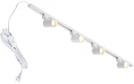 Hiiglxii Plug Track Lighting With Power Cord, 4-LIGHT GU10 .... Fixed Price $72.17.