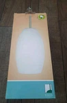 Eglo Batista 4.75 In. X 59 1-LIGHT Matte Nickel Pendant W/ Glass Shade. Fixed Price $24.64.