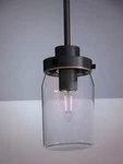 Hunter Devon Park 1 Light Onyx Bengal Jar Pendant Kitchen. Fixed Price $45.86.