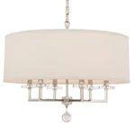 Crystorama Paxton Light Chandelier, Polished Nickel 8116-PN. Fixed Price $1398.00.