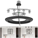 Yiizon Recessed To Pendant Light Converter Kit 6 Inch Can BLACK-1PC. Fixed Price $34.53.
