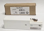 Wac Lighting Track 2-CIRCUIT Live End Connector, White J2-LE-WT. Fixed Price $42.87.