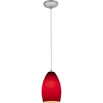 Access Lighting 28012-1C-BS/RED Champagne Pendant Brushed Steel. Fixed Price $110.88.