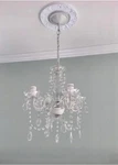 Gypsy 4 Light Crystal Chandelier. Fixed Price $75.00.