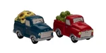 Cosmos Gifts 21051 Ceramic Watermelon & Sunflower Pickup Trucks Salt And Pepp.... Fixed Price $31.84.