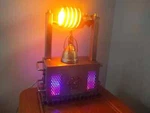 Steampunk Induction Coil Stainless Steel Lamp Accent Lighting -rt Artisan Works. Fixed Price $657.00.