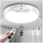 Rechargeable Led Motion Sensor Ceiling Light & Remote,battery Operated Shed. Fixed Price $35.99.