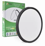 15.8 Inch Black Led Flush Mount Ceiling Light, 32W, 3480LM, 3000K/4000K/6000K Cc. Fixed Price $17.00.