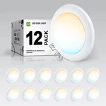 Pack Led Disk Lights 6 Inch, 15W 5CCT 2700K-5000K 1245LM CRI90+, Dimmable .... Fixed Price $74.76.