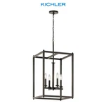 Kichler Crosby Foyer Pendant 4LT, Olde Bronze - 43998OZ. Fixed Price $220.00.