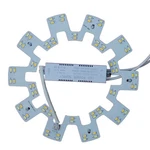 18W 3 Color Temperature Flush Mount Ceiling Fan Light Kit Replacement Led.... Fixed Price $20.87.
