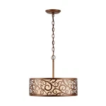 Home Decorators Collection Carousel 3-LIGHT Burnished Gold Pendant Brand New. Fixed Price $99.99.