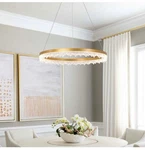 Modern Led Chandelier 1 Ring 23.6IN Circular Pendant Light For Kitchen Island.... Fixed Price $68.00.