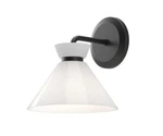 Halston Wall Sconce By Alan Peppin For Alora Mood WV470108MBGO Black. Fixed Price $99.98.
