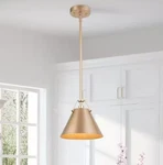 Lnc Modern Gold Pendant Light With Metal Bell Shade. Fixed Price $27.99.
