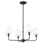 Kichler Pallas 4 Light Chandelier, Black - 52520BK. Fixed Price $579.99.